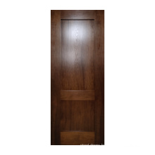 Walnut veneered interior bathroom door solid core shaker door